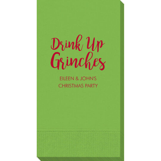 Drink Up Grinches Guest Towels